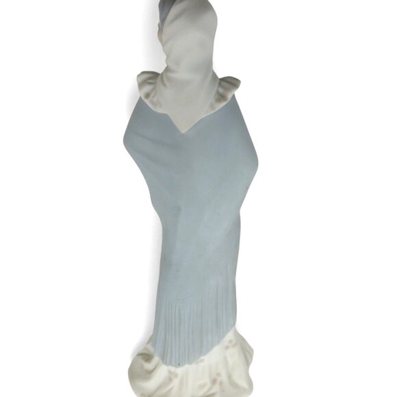 NAO By Lladro Woman with Fan Porcelain Figurine from Spain Vintage 12" Tall - Picture 8 of 10